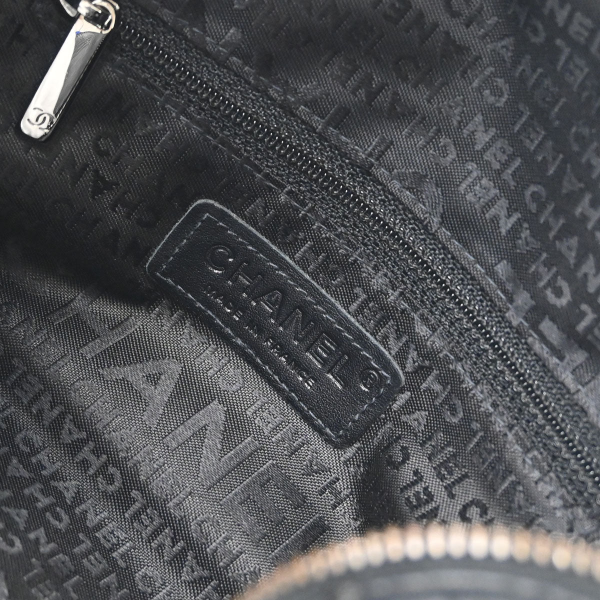 Chanel Black Caviar Skin Choco Bar Wild Stitch Handbag