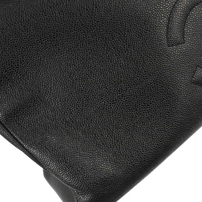 Chanel Black Caviar Supermodel Tote Shoulder Bag