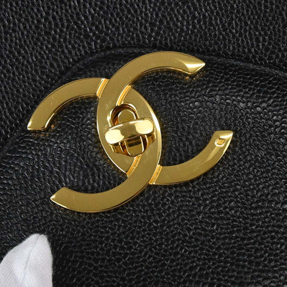Chanel Black Caviar Supermodel Tote Shoulder Bag