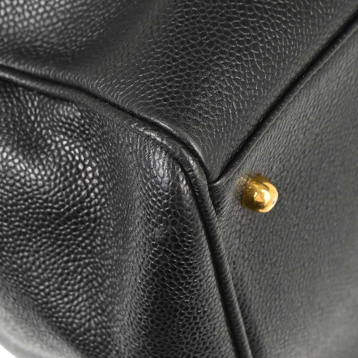 Chanel Black Caviar Supermodel Tote Shoulder Bag