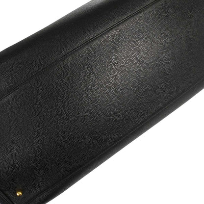 Chanel Black Caviar Supermodel Tote Shoulder Bag