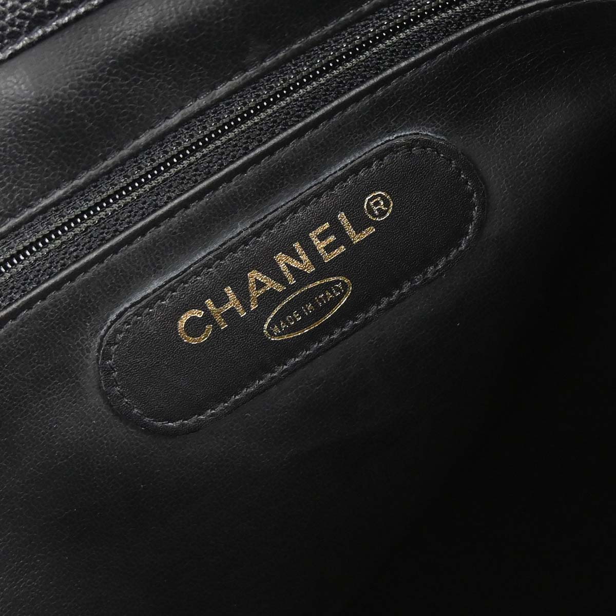 Chanel Black Caviar Supermodel Tote Shoulder Bag