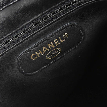 Chanel Black Caviar Supermodel Tote Shoulder Bag