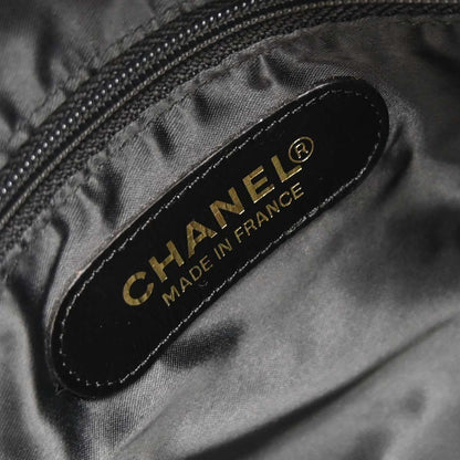 Chanel 1994-1996 Black Caviar 2way Duffle Handbag