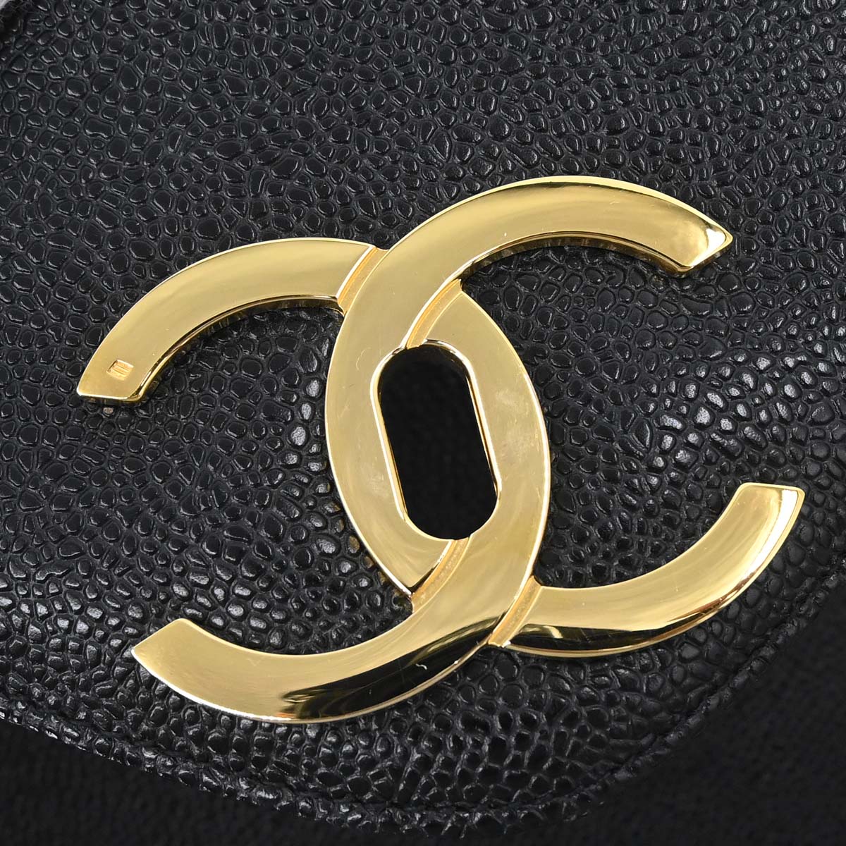 Chanel 1996-1997 Black Caviar Supermodel Tote Shoulder