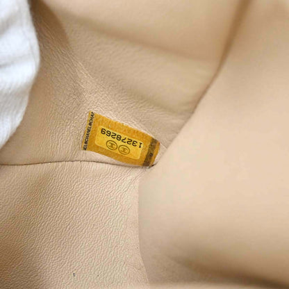 Chanel Beige Lambskin Medium Classic Double Flap Shoulder Bag