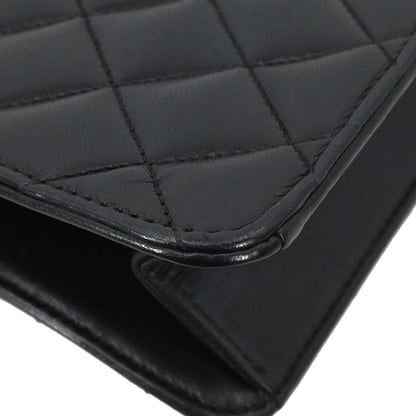 Chanel Black Lambskin Turnlock Small Half Flap Shoulder Bag