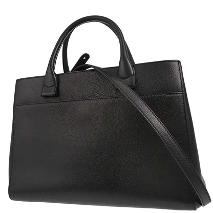 Chanel Black Calfskin Neo Executive Cerf 2way Shoulder Tote Bag