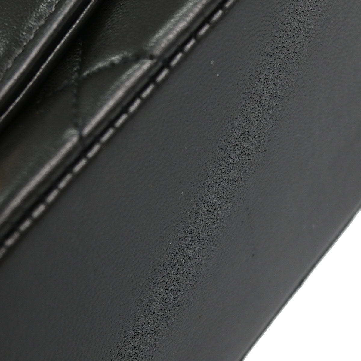 Chanel 1994-1996 Black Lambskin Small Diana Shoulder Bag