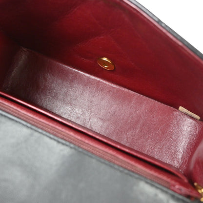Chanel 1994-1996 Black Lambskin Small Diana Shoulder Bag