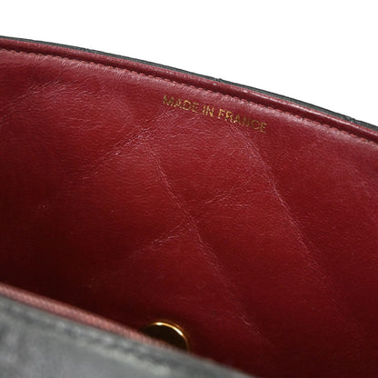 Chanel 1994-1996 Black Lambskin Small Diana Shoulder Bag