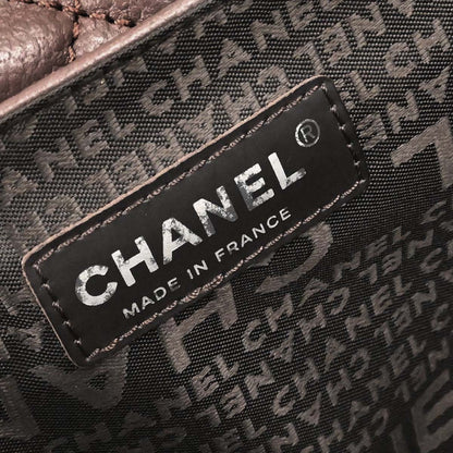 Chanel 2005-2006 Brown Caviar Skin Mademoiselle Lock Handbag