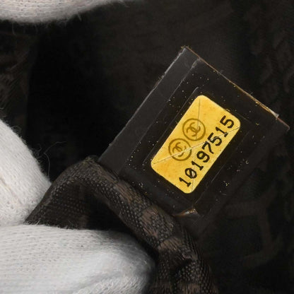 Chanel 2005-2006 Brown Caviar Skin Mademoiselle Lock Handbag