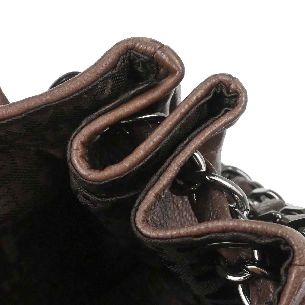 Chanel 2005-2006 Brown Caviar Skin Mademoiselle Lock Handbag