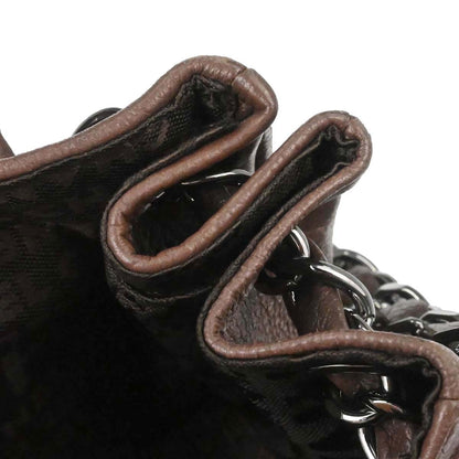 Chanel 2005-2006 Brown Caviar Skin Mademoiselle Lock Handbag