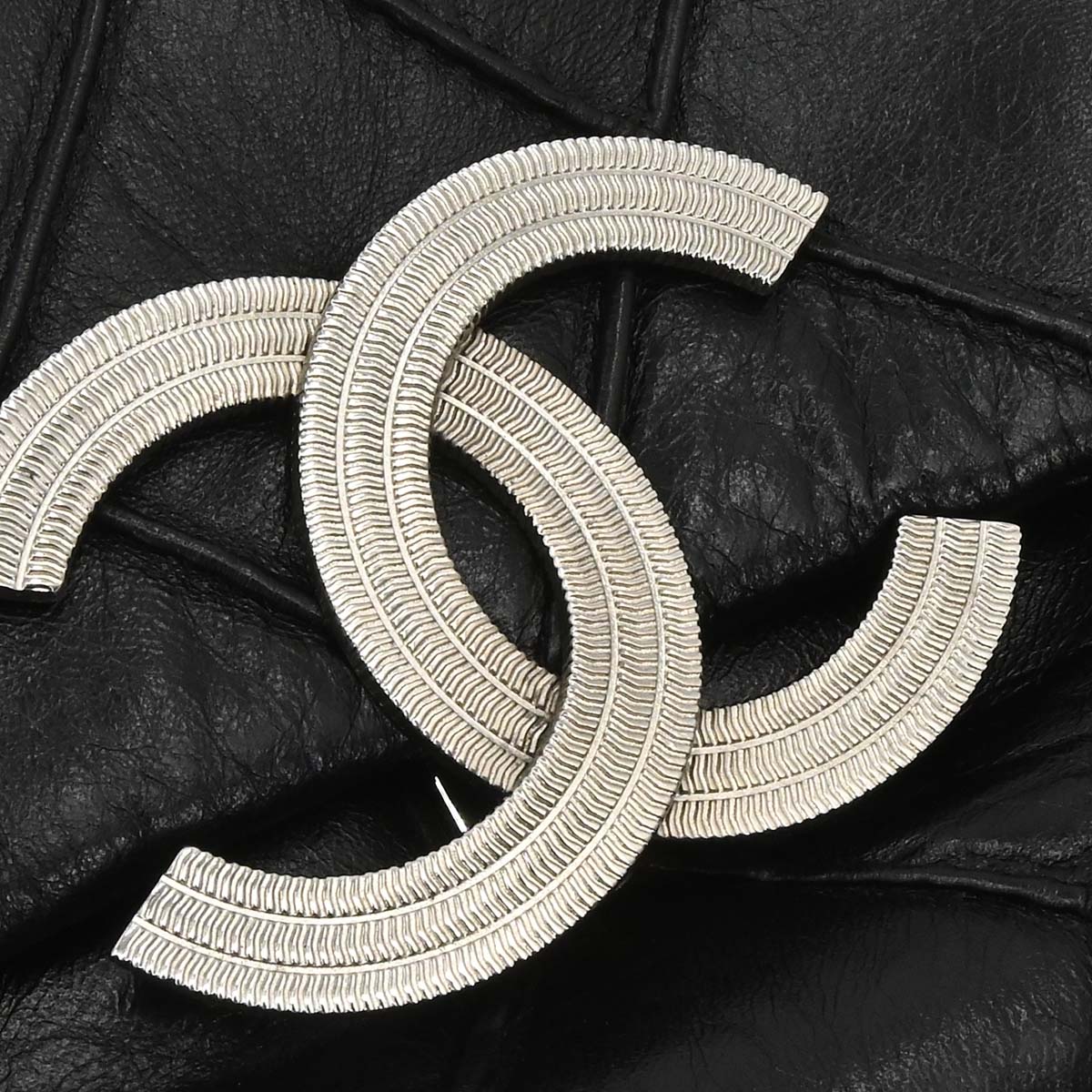 Chanel Black Lambskin CC Flap Handbag