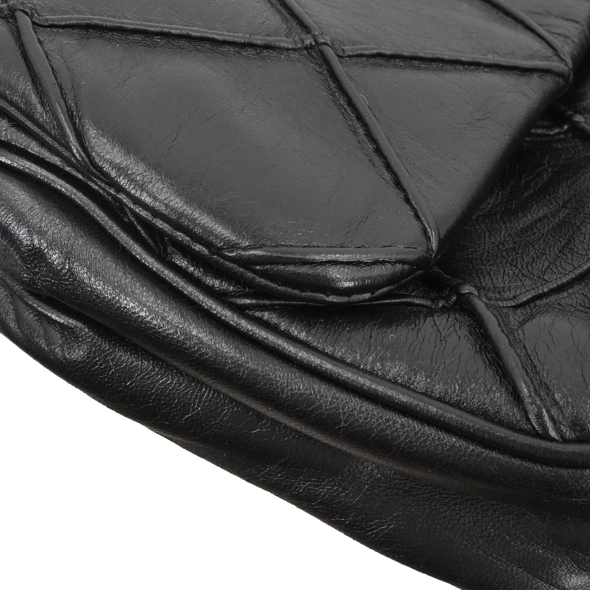 Chanel Black Lambskin CC Flap Handbag