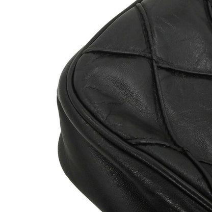 Chanel Black Lambskin CC Flap Handbag