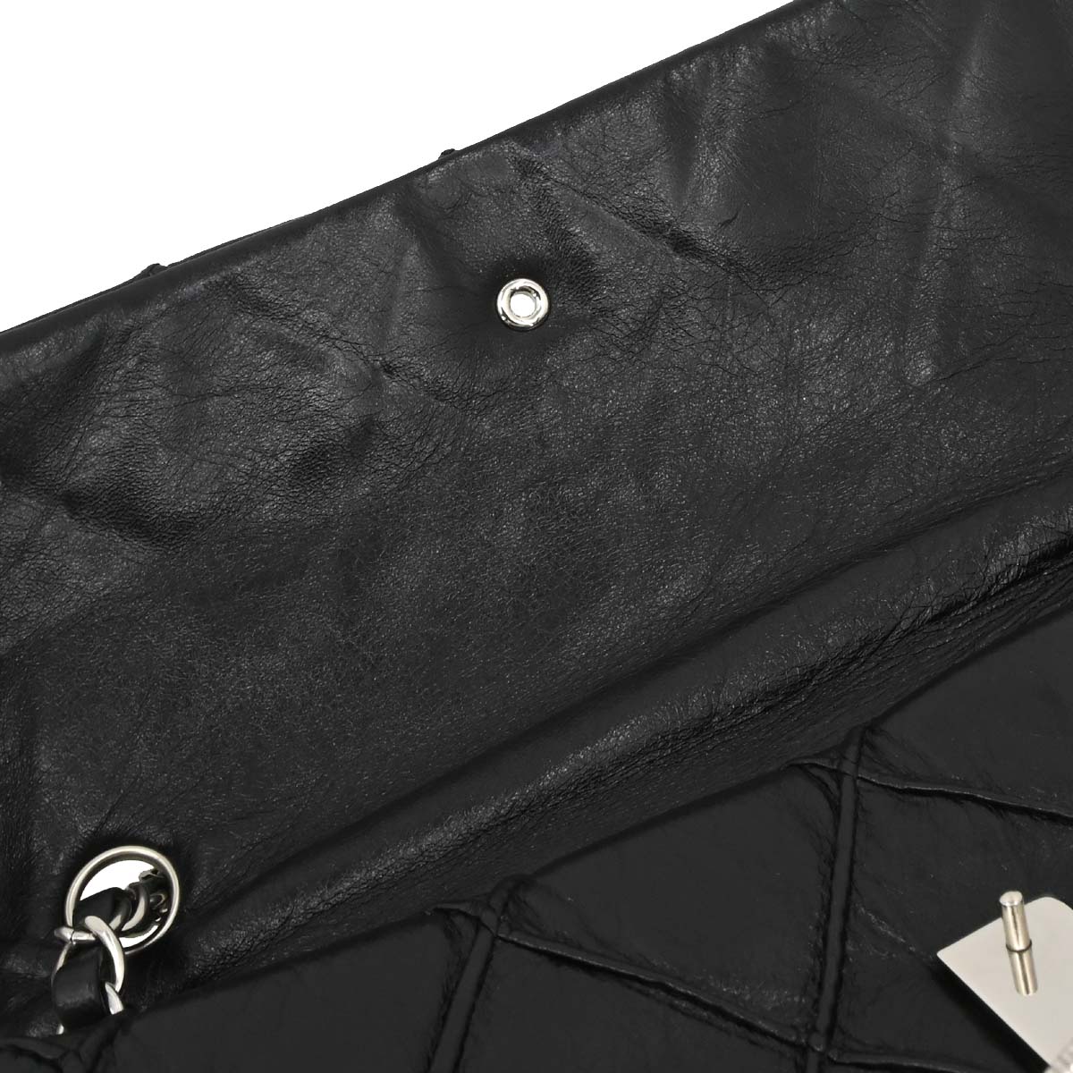 Chanel Black Lambskin CC Flap Handbag
