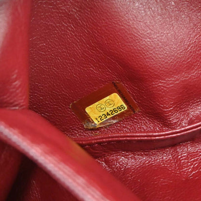 Chanel Black Lambskin CC Flap Handbag