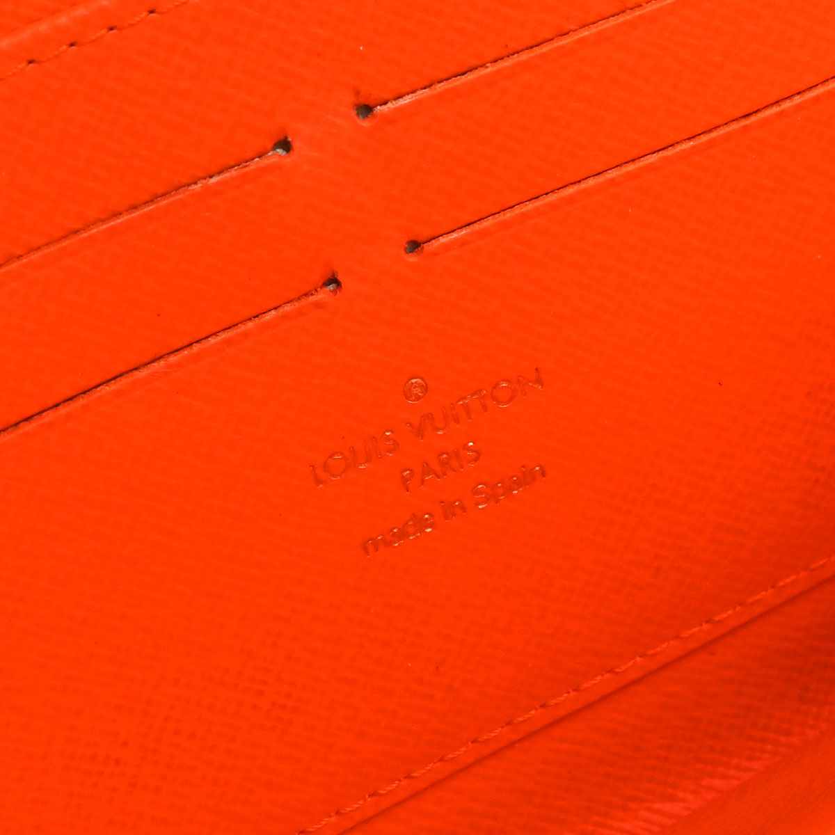 Louis Vuitton Orange Monogram Graffiti Zippy Wallet M93711