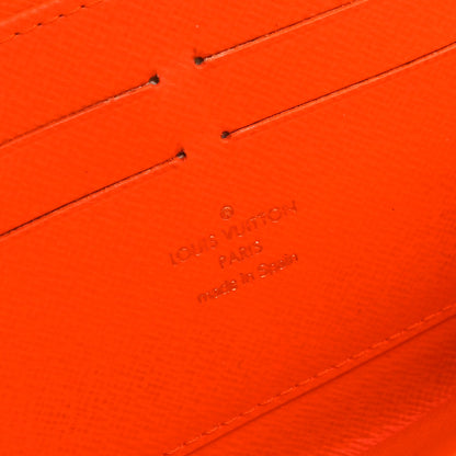 Louis Vuitton Orange Monogram Graffiti Zippy Wallet M93711