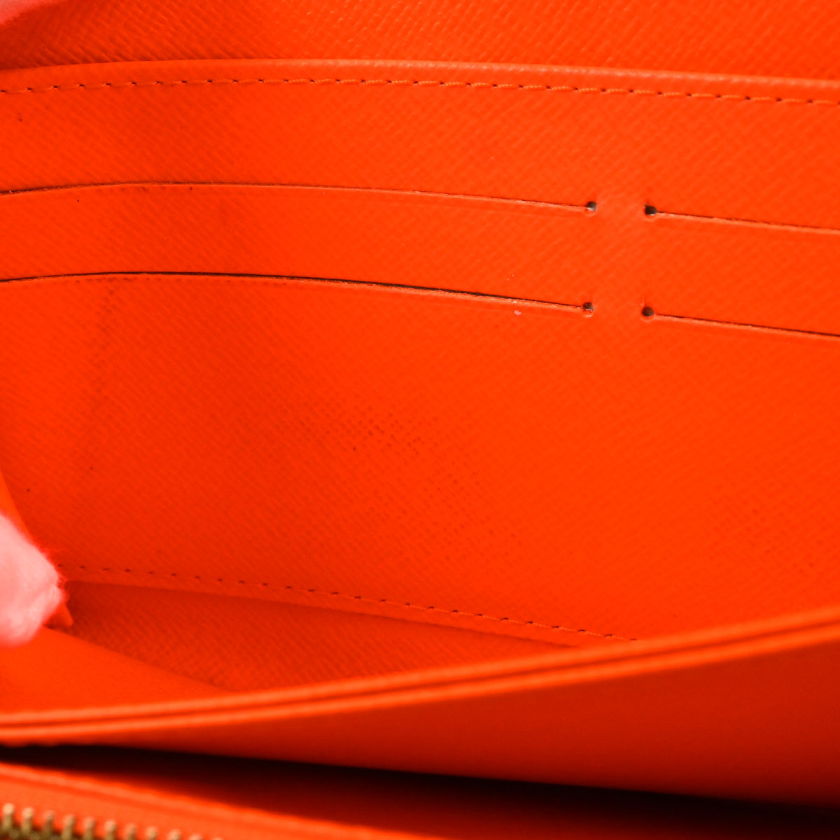 Louis Vuitton Orange Monogram Graffiti Zippy Wallet M93711