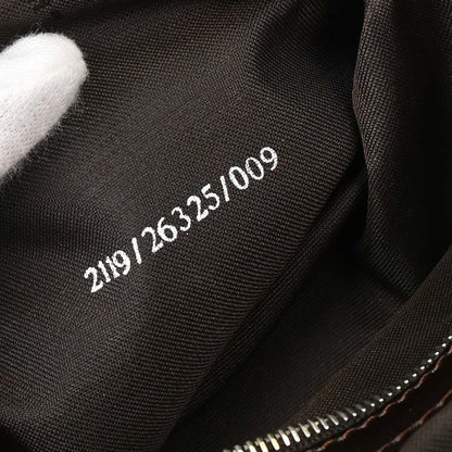 Fendi Brown Canvas Zucca Mamma Baguette Handbag
