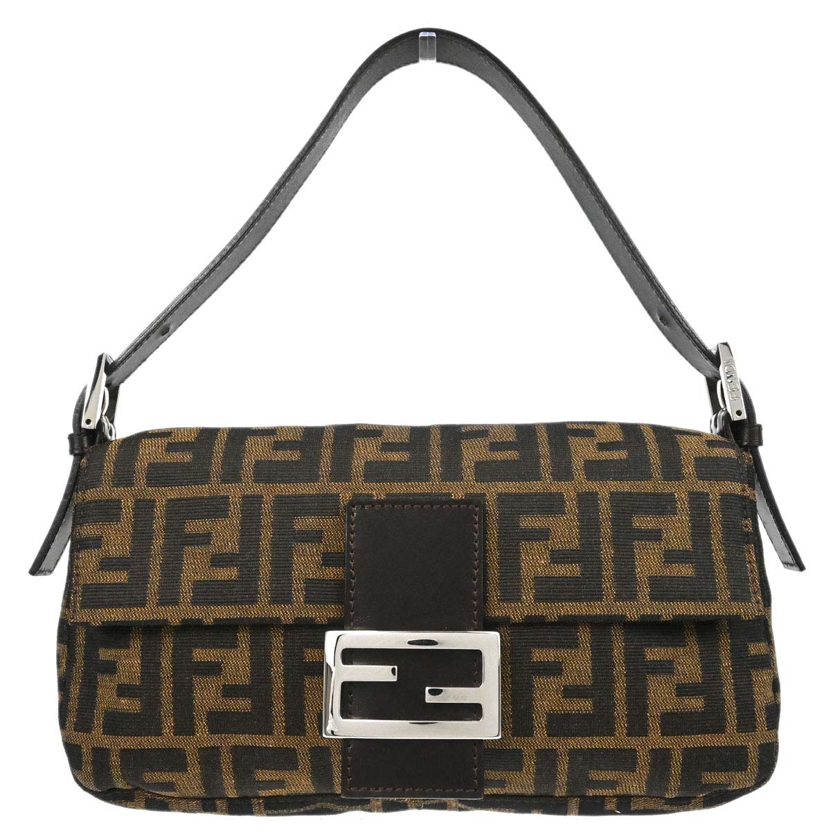 Fendi Brown Zucca Baguette Handbag