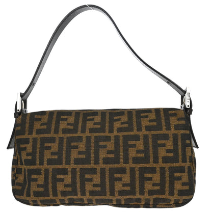 Fendi Brown Zucca Baguette Handbag