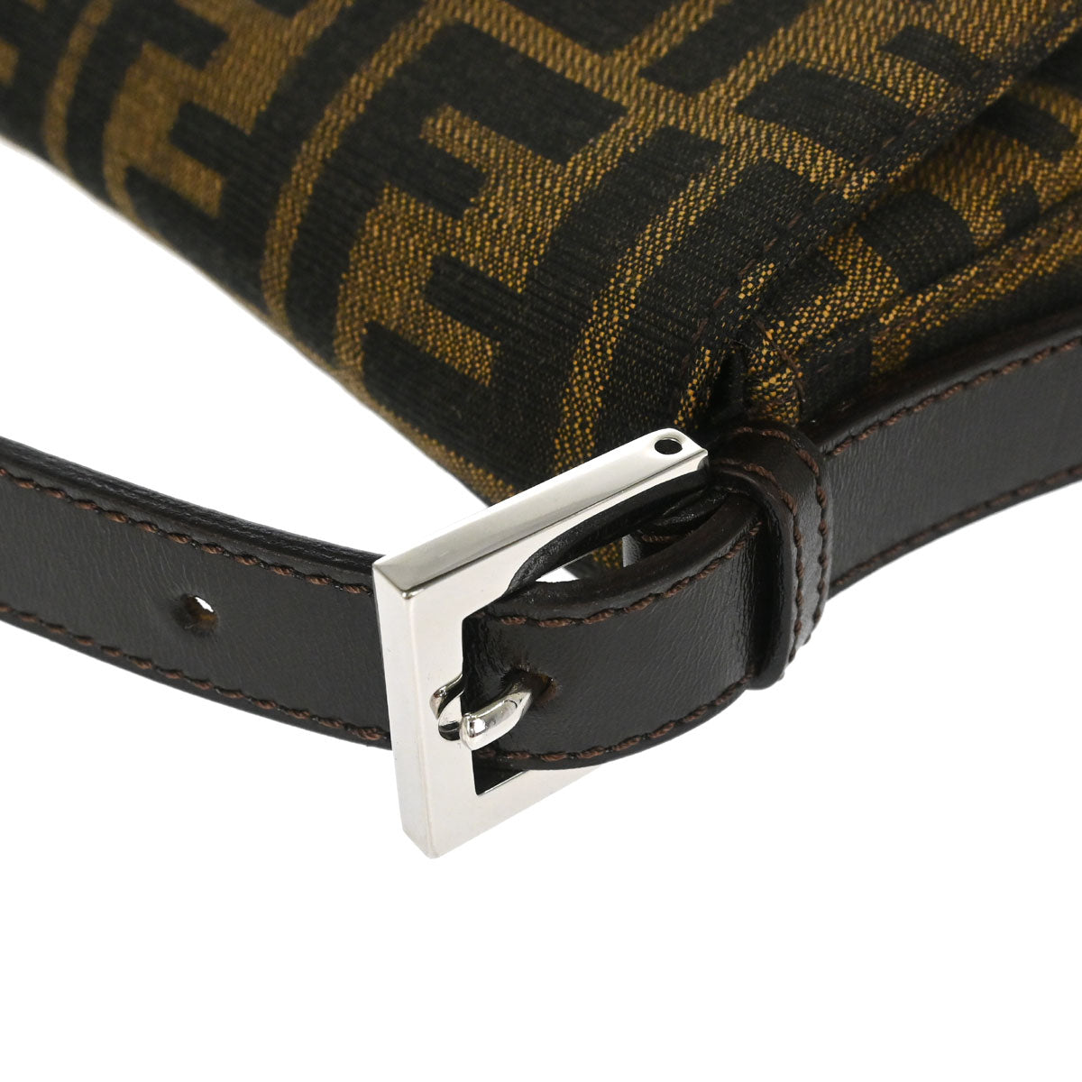 Fendi Brown Zucca Baguette Handbag