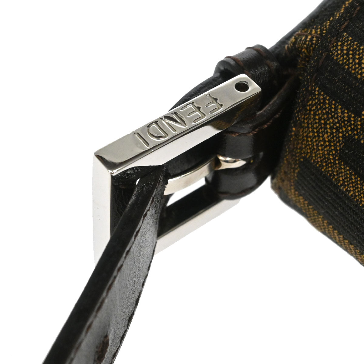 Fendi Brown Zucca Baguette Handbag