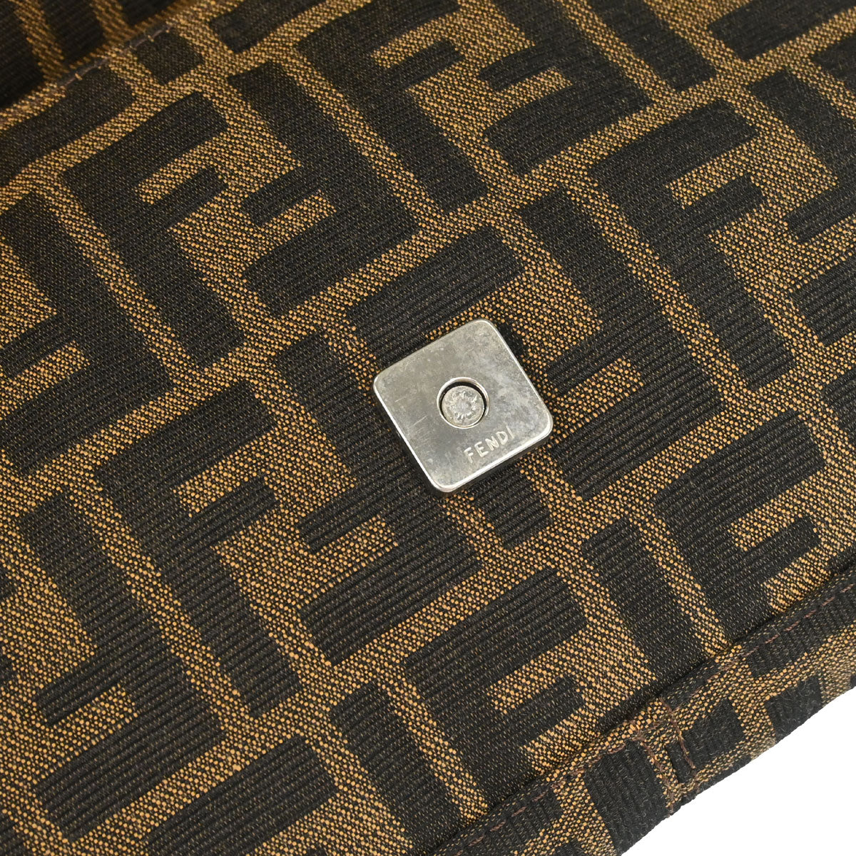 Fendi Brown Zucca Baguette Handbag