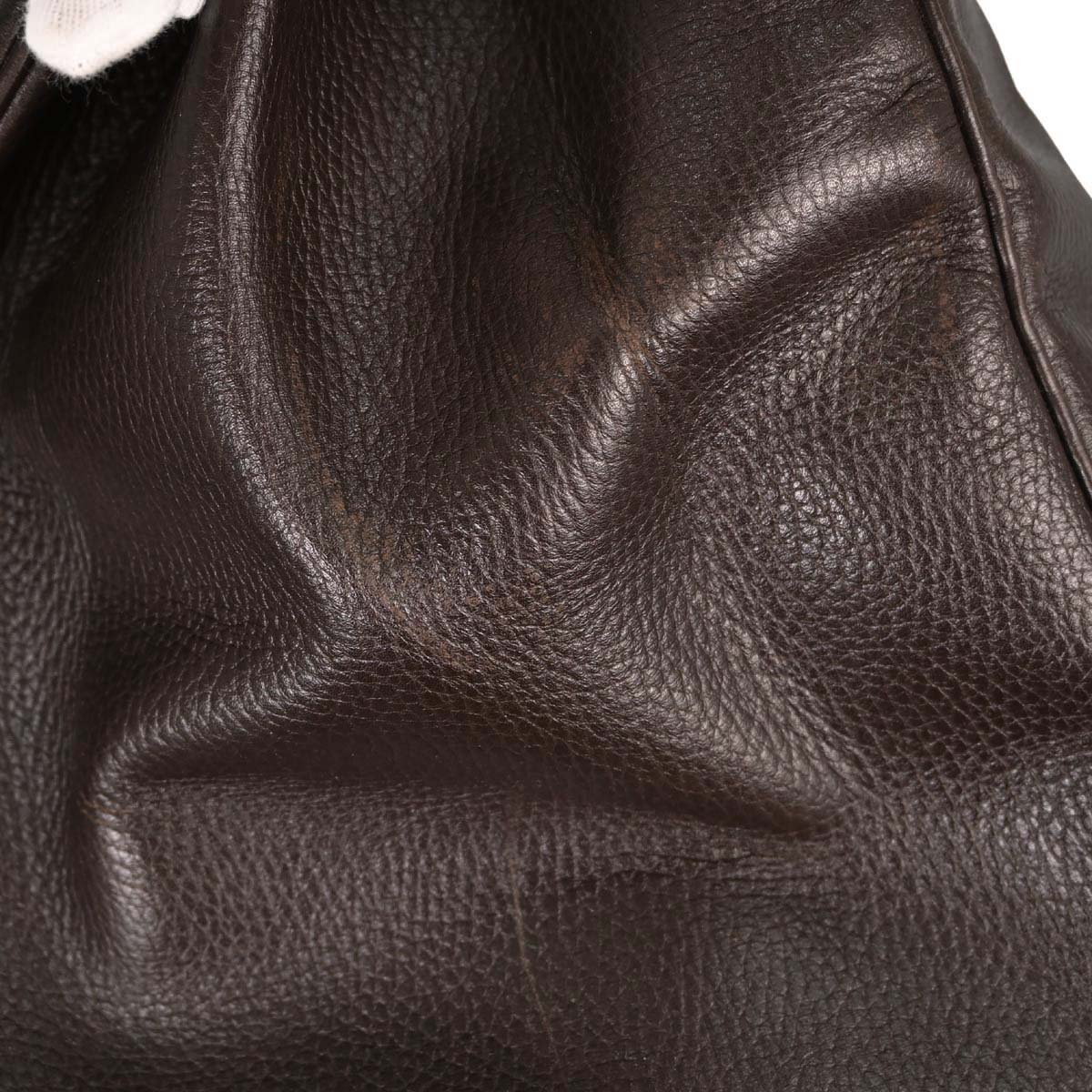 Hermes Chocolat Ardennes HAC Haut a Courroies 45 Handbag