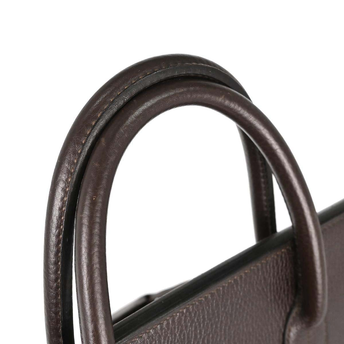Hermes Chocolat Ardennes HAC Haut a Courroies 45 Handbag