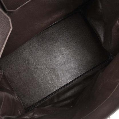 Hermes Chocolat Ardennes HAC Haut a Courroies 45 Handbag