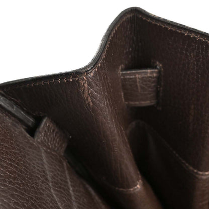 Hermes Chocolat Ardennes HAC Haut a Courroies 45 Handbag