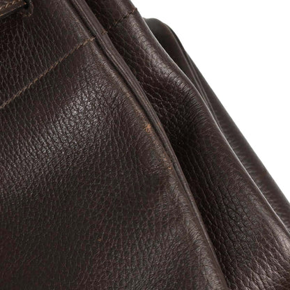 Hermes Chocolat Ardennes HAC Haut a Courroies 45 Handbag
