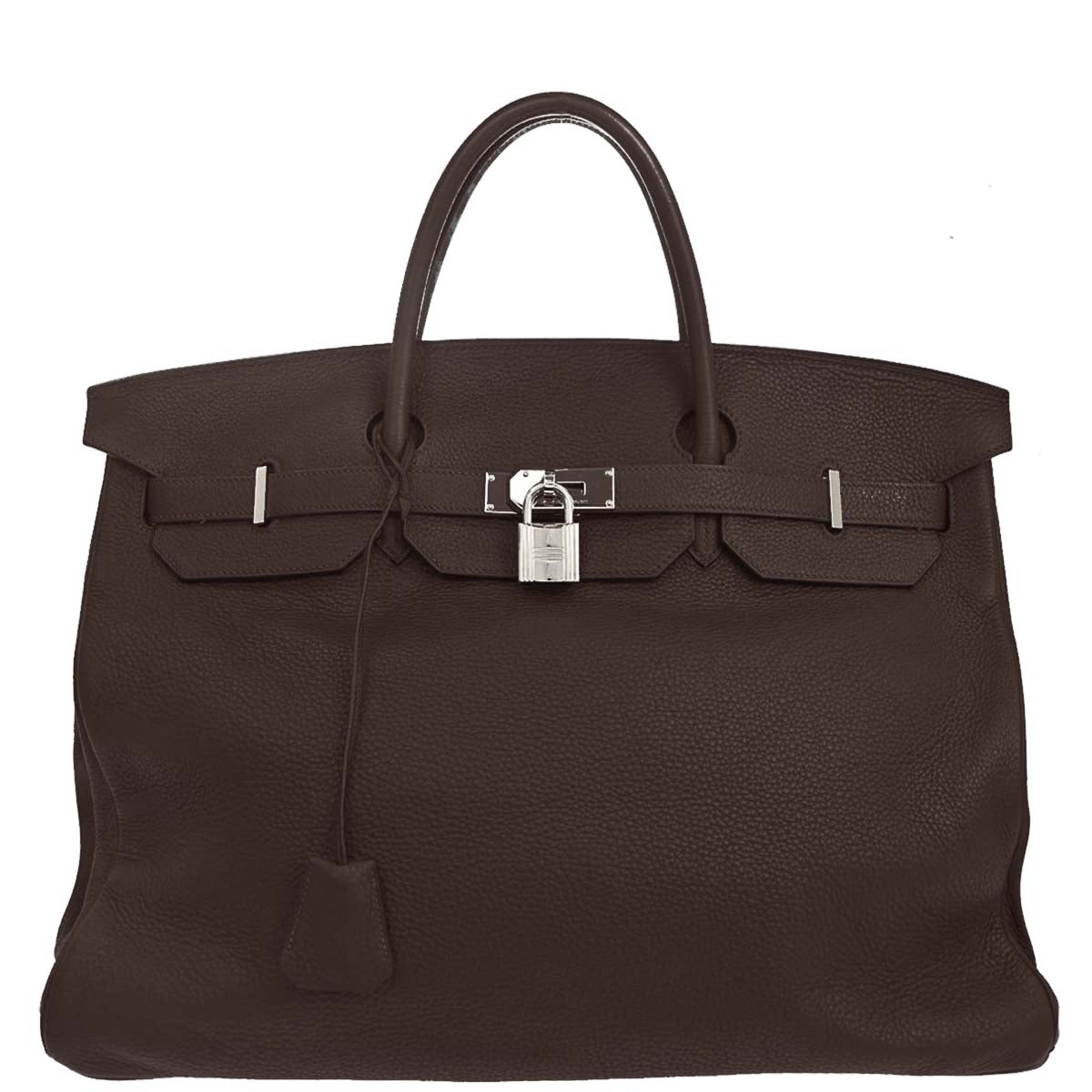 Hermes Cacao Togo Birkin 50 Handbag