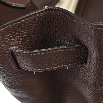 Hermes Cacao Togo Birkin 50 Handbag