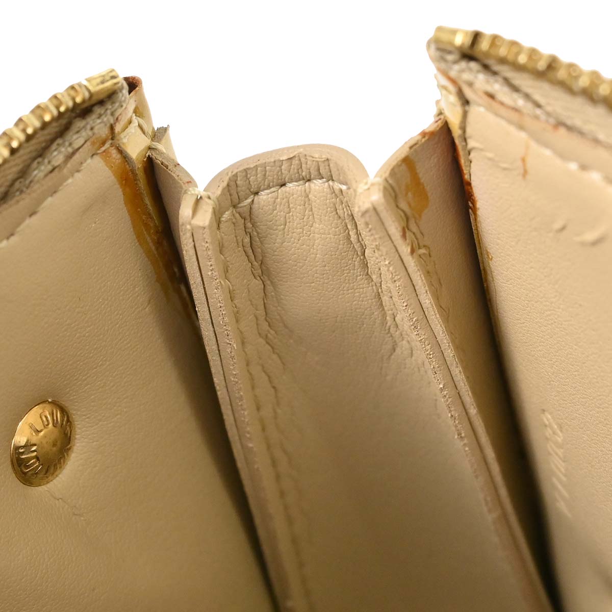 Louis Vuitton Beige Vernis Flower Lexington Handbag M92246