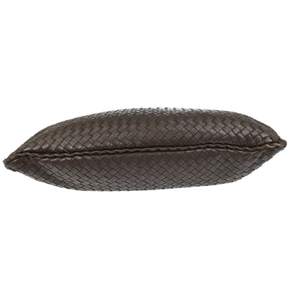 Bottega Veneta Brown Lambskin Intrecciato Hobo Handbag