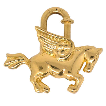 Hermes 1993 Le Cheval Pegasus Cadena Gold Small Good