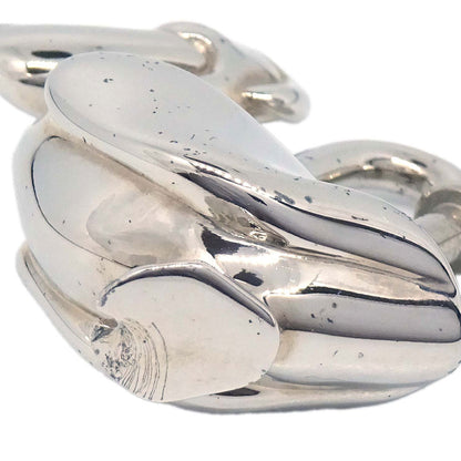 Hermes Pelican Motif 1992 Limited Cadena Padlock Silver Bag Charm