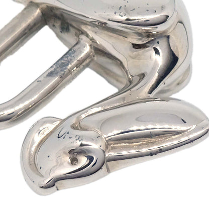 Hermes Pelican Motif 1992 Limited Cadena Padlock Silver Bag Charm
