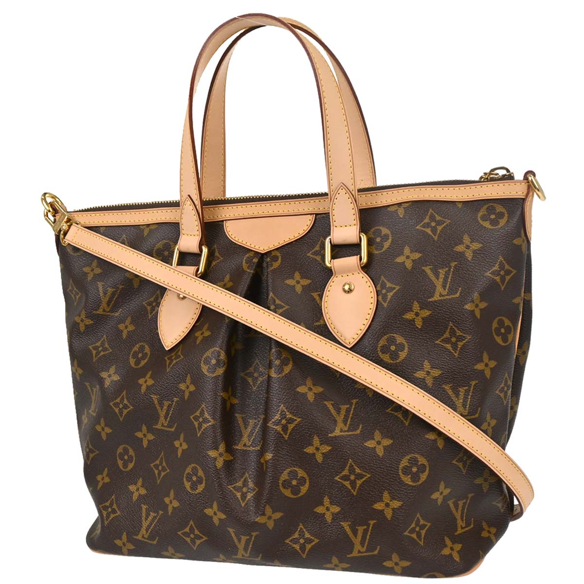 Louis Vuitton Monogram Palermo PM 2way Shoulder Tote Bag M40145