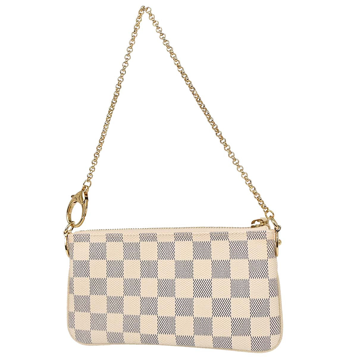 Louis Vuitton Damier Azur Pochette Milla MM Handbag N63090