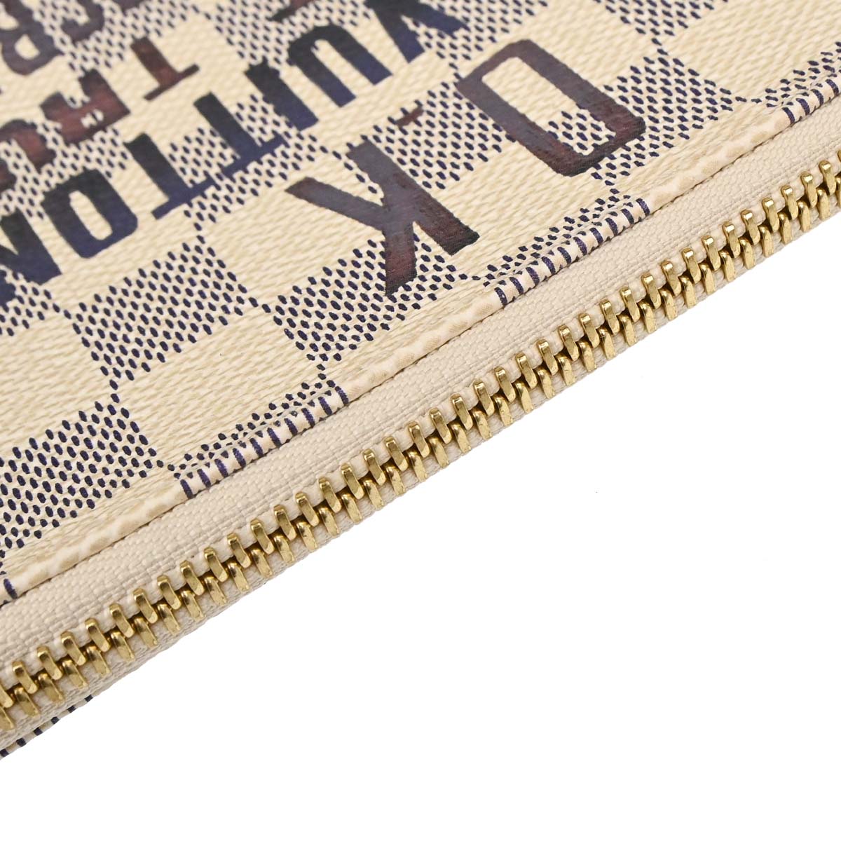 Louis Vuitton Damier Azur Pochette Milla MM Handbag N63090