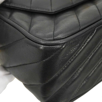 Chanel Black Lambskin Camera Bag Mini