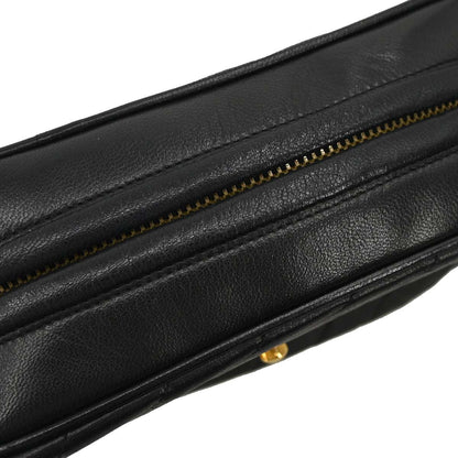 Chanel Black Lambskin Camera Bag Mini